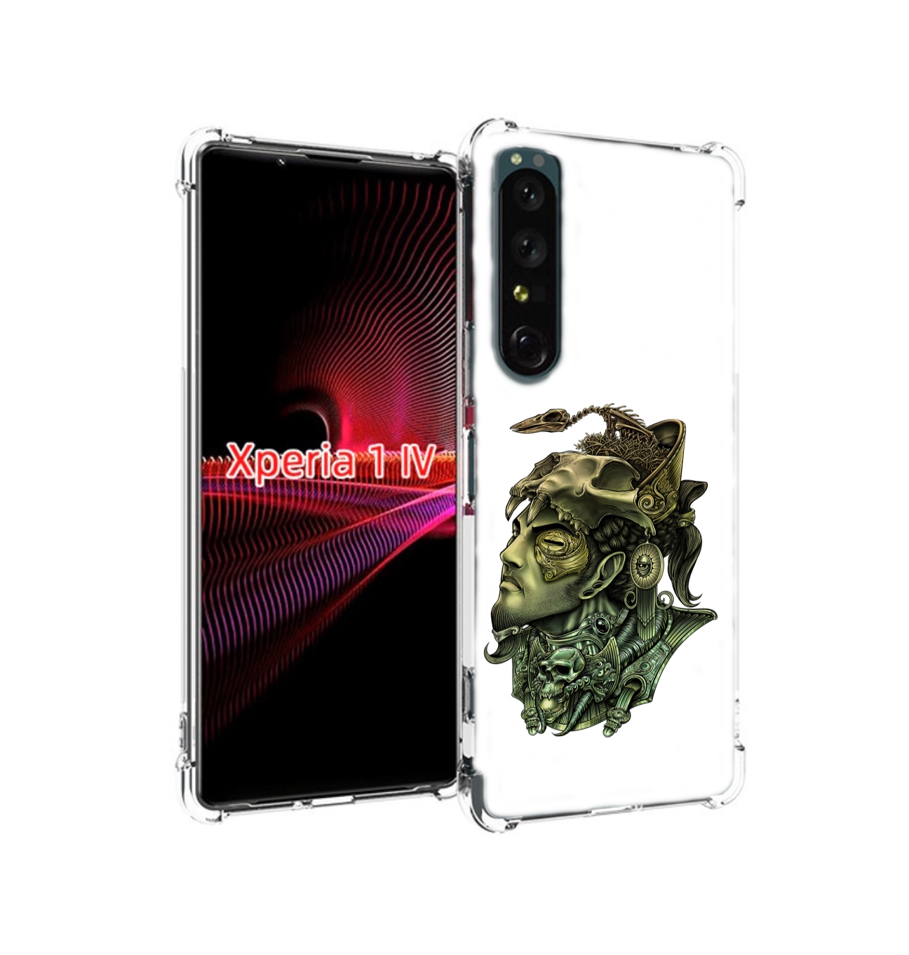 

Чехол накладка MyPads бронзовый воин для Sony Xperia 1 IV, Прозрачный, Tocco