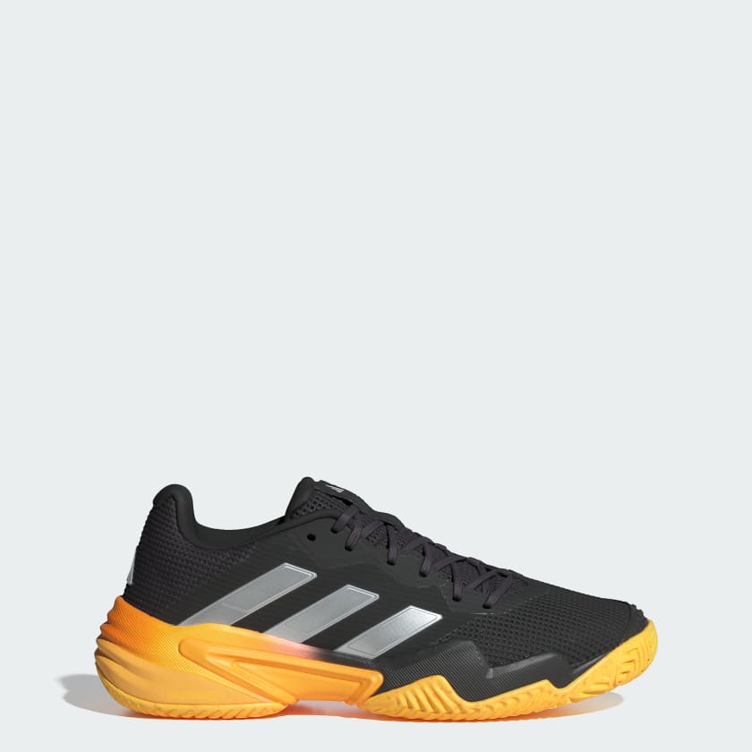 

Спортивные кроссовки мужские Adidas Barricade 13 черные 9 UK, Черный, Barricade 13