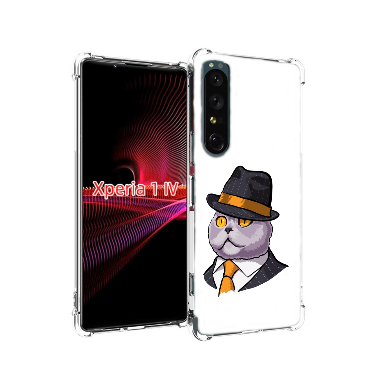

Чехол накладка MyPads британец для Sony Xperia 1 IV, Прозрачный, Tocco