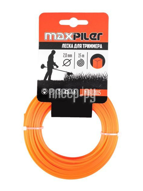 

Леска для триммера MaxPiler 2.0mm x 15m MLB-12015