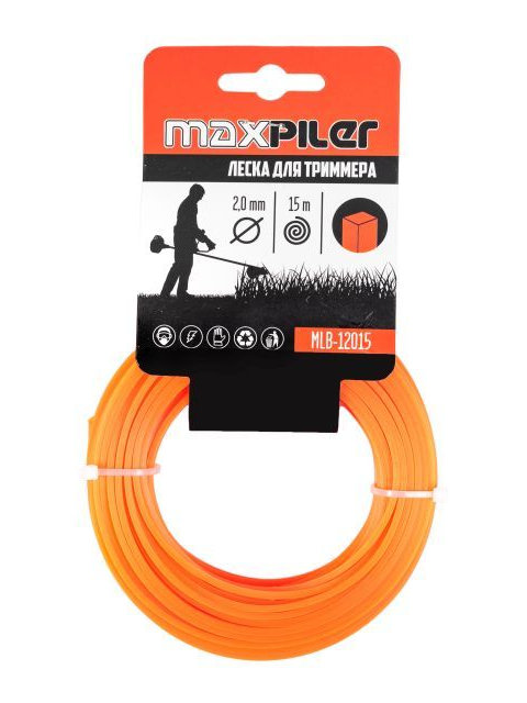 

Леска для триммера MaxPiler 2.0mm x 15m MLB-12015