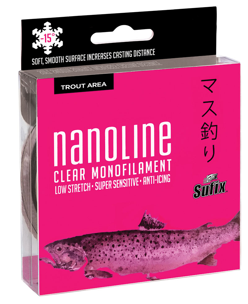 Леска SUFIX Nanoline Trout 150м прозрачная 0,16мм 2,5кг