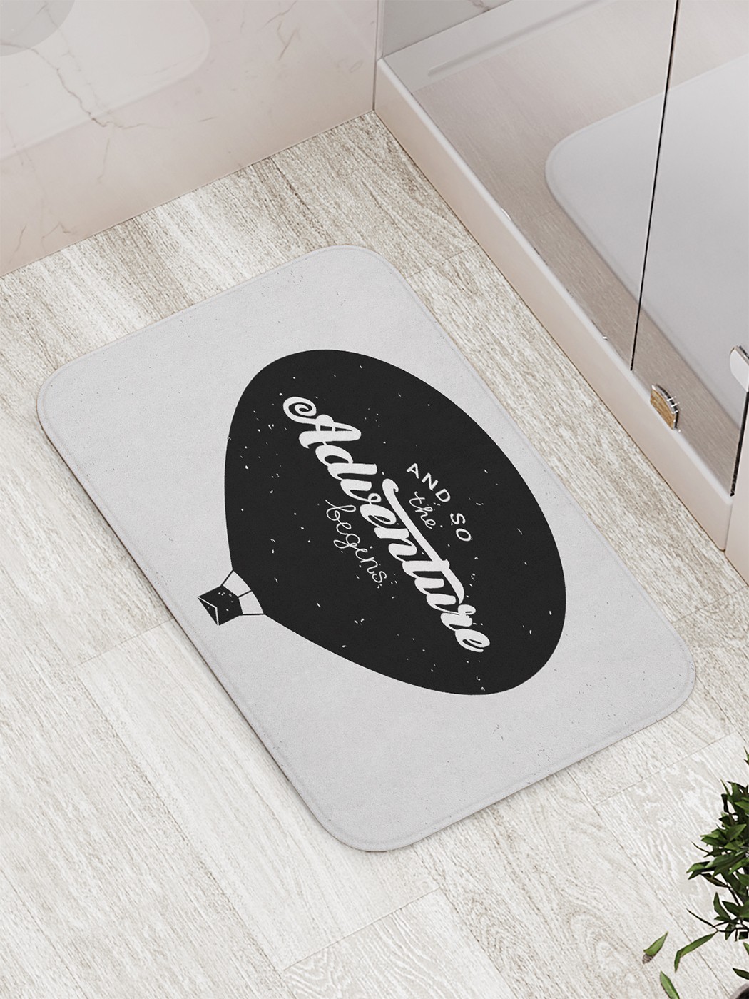 

Коврик противоскользящий для ванной, сауны, бассейна, 77х52 см bath_77165 JoyArty