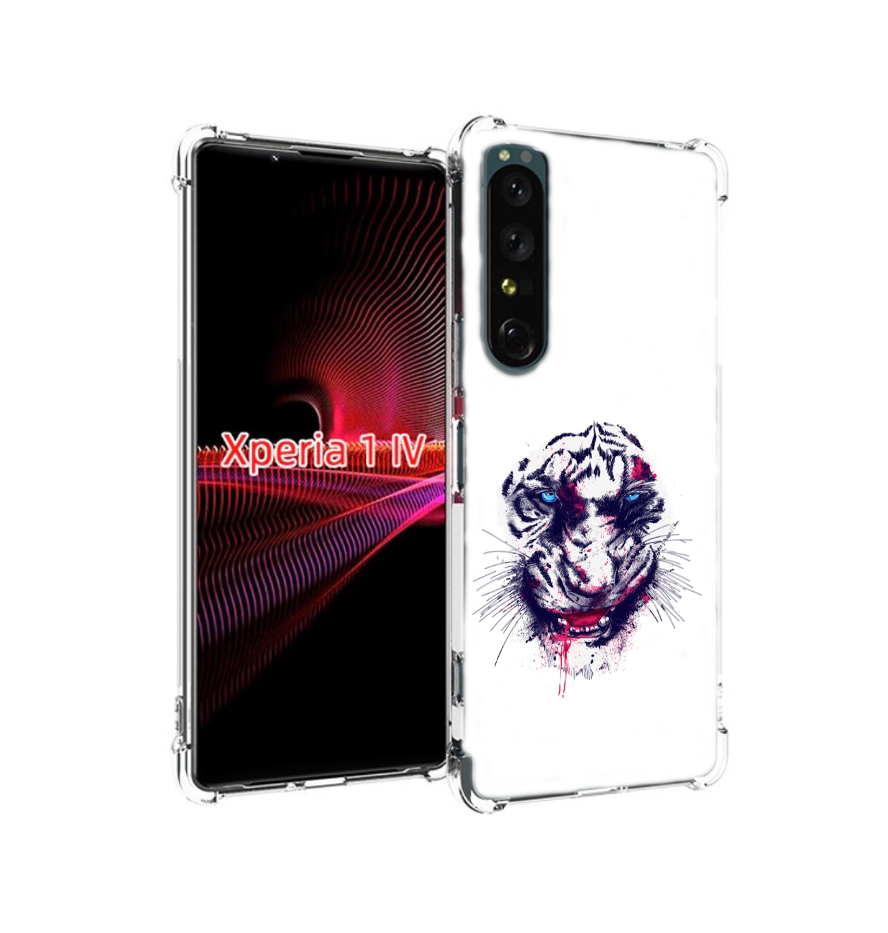 

Чехол накладка MyPads безумный тигр для Sony Xperia 1 IV, Прозрачный, Tocco