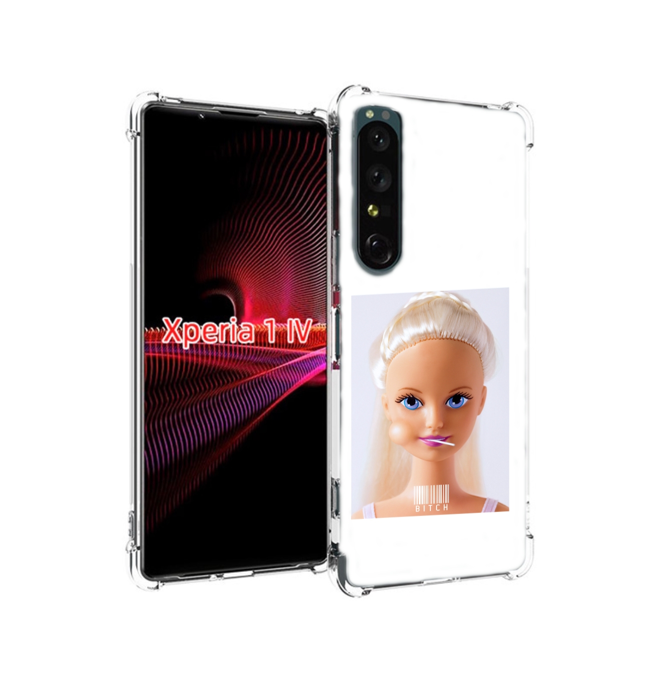 

Чехол накладка MyPads барби для Sony Xperia 1 IV, Прозрачный, Tocco