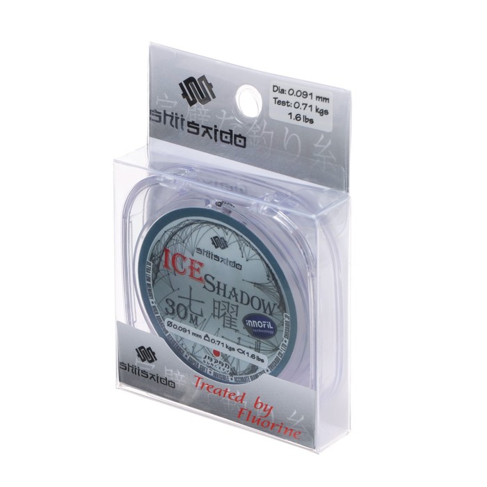 

Леска Shii Saido Ice Shadow, L-30 м, d-0.091 мм, test-0.71 кг, прозрачная