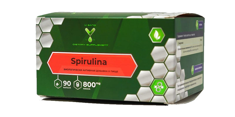 

Vi Sano Суперфуд Vi Sano Spirulina 800 мг, 90 капс