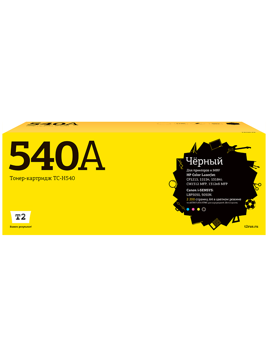 Картридж для лазерного принтера EasyPrint CB540A (21631) черный, совместимый
