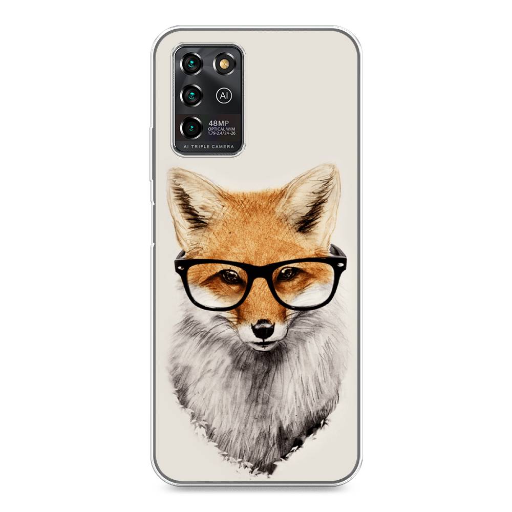 

Чехол Awog на ZTE Blade V30 Vita / ЗТЕ Блэйд V30 Vita "Лиса в очках", Разноцветный, 135050-10