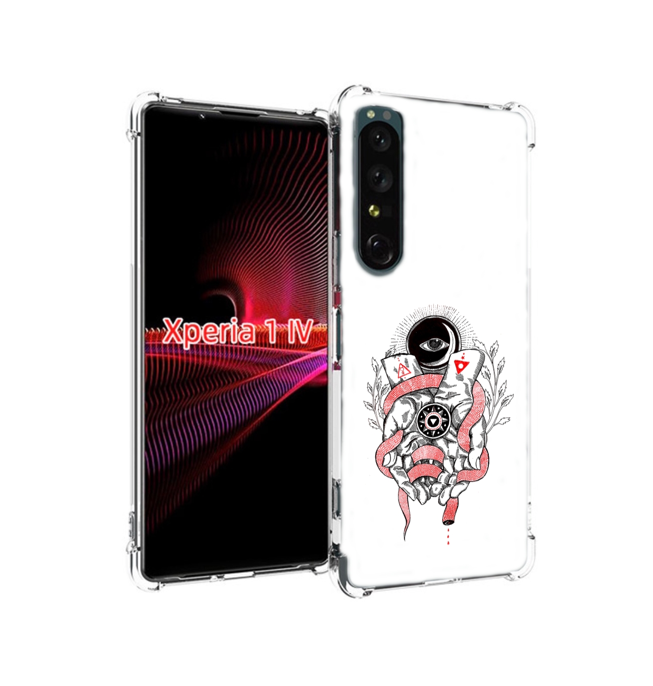 

Чехол накладка MyPads абстрация связанные руки для Sony Xperia 1 IV, Прозрачный, Tocco