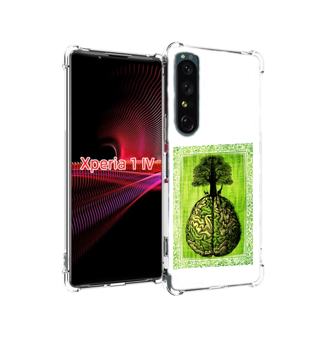 

Чехол накладка MyPads абстракция здоровый мозг для Sony Xperia 1 IV, Прозрачный, Tocco