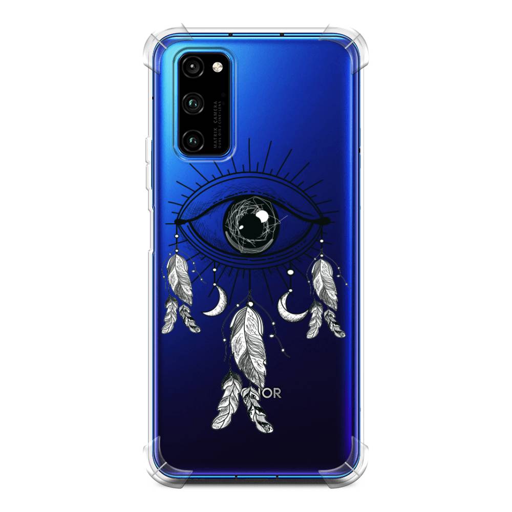 

Чехол Awog на Honor V30 Pro "Всевидящее око-ловец снов", Серый, 611451-1