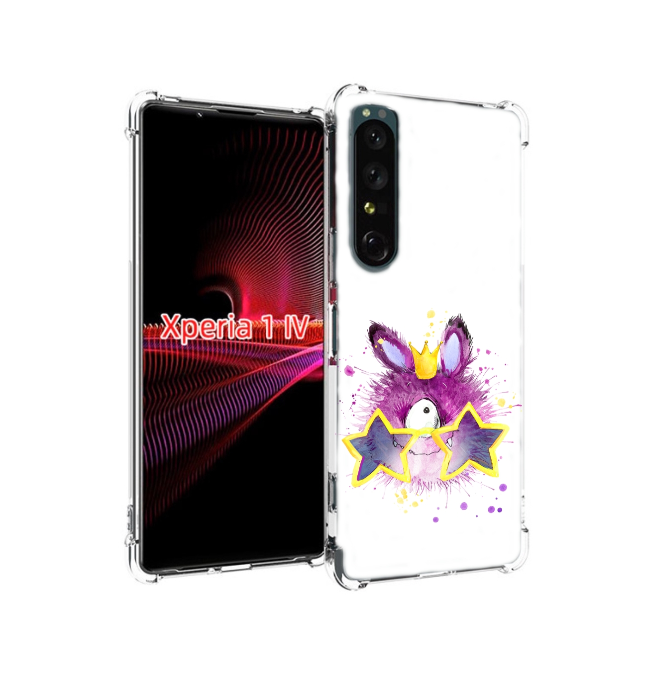 

Чехол накладка MyPads Шуршуля для Sony Xperia 1 IV, Прозрачный, Tocco