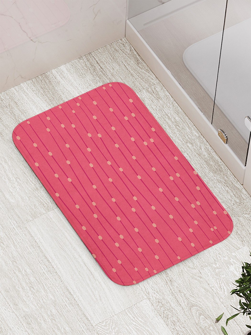 

Коврик противоскользящий для ванной, сауны, бассейна, 77х52 см bath_77107 JoyArty