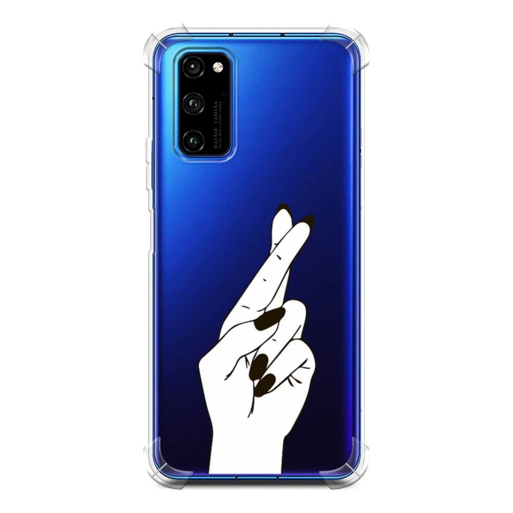 

Чехол Awog на Honor V30 Pro "Пальцы графика", Серый, 611451-1