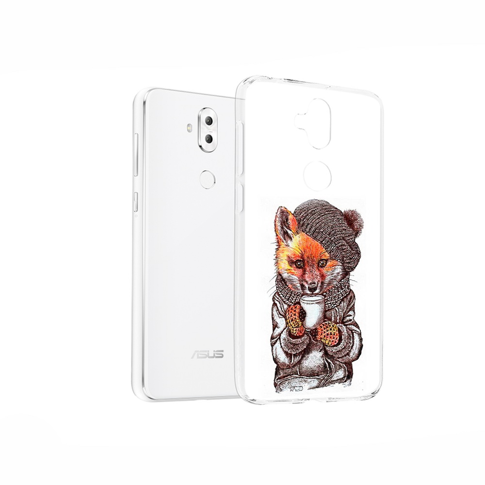 

Чехол MyPads Tocco для Asus ZenFone 5 Lite (ZC600KL) лиса в шапке, Tocco
