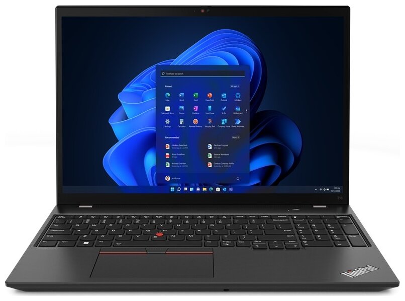 Ноутбук Lenovo ThinkPad T16 G1 Black (21BV0097US)