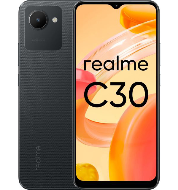 Смартфон Realme C30 4/64GB Black