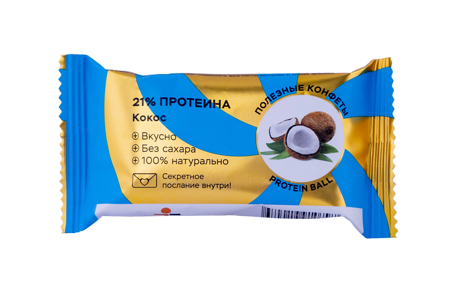 

Jump Конфеты Jump Premium Protein орехово-фруктовые 28 г, 12 шт, вкус: кокос