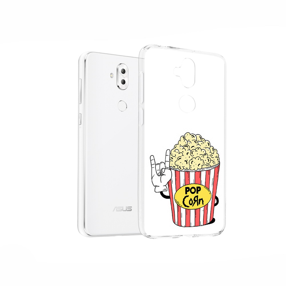 

Чехол MyPads Tocco для Asus ZenFone 5 Lite (ZC600KL) крутой попкорн, Прозрачный, Tocco