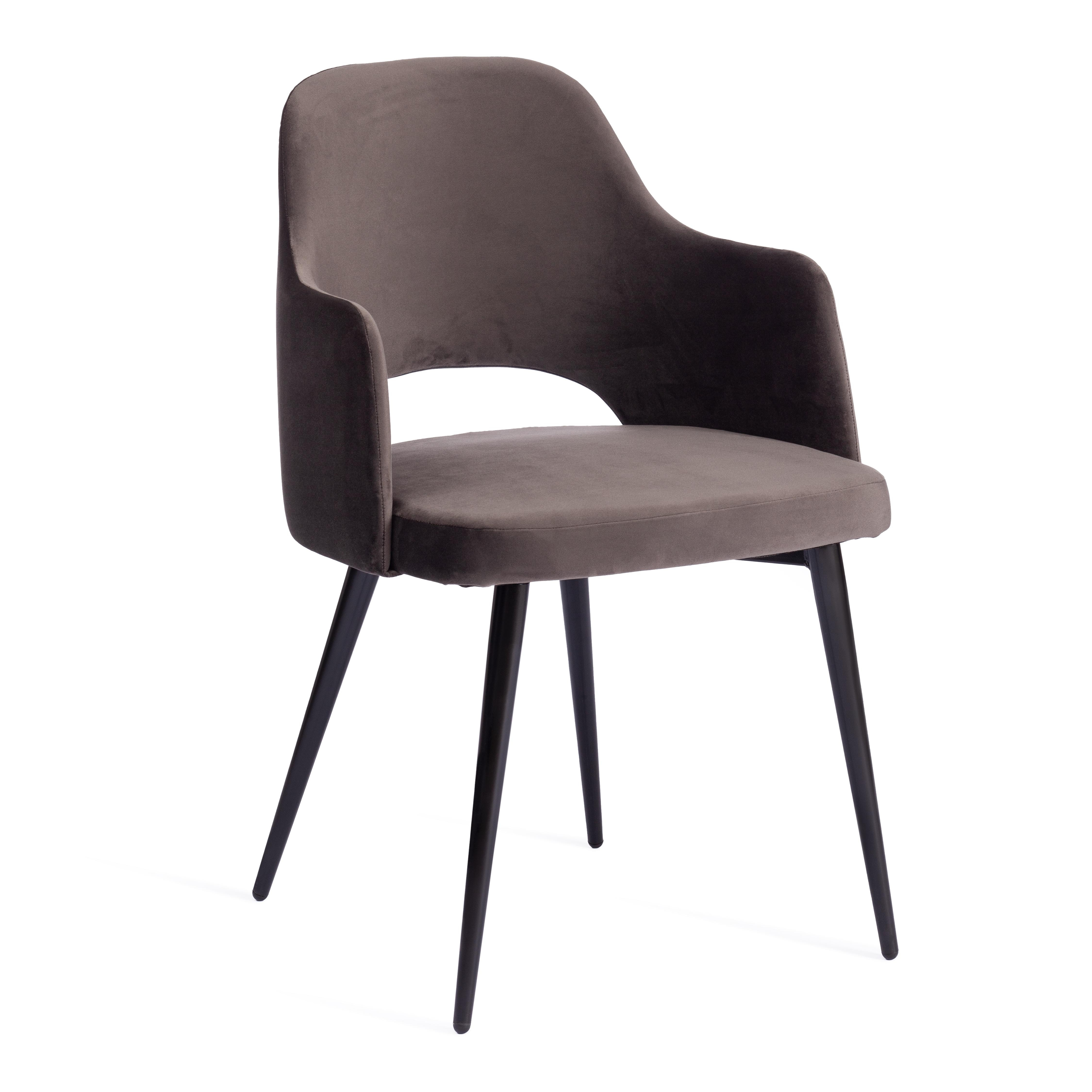 

Комплект кресел 4 шт. TetChair VALKYRIA 2 (718) 55х55х80см, темно-серый/черный