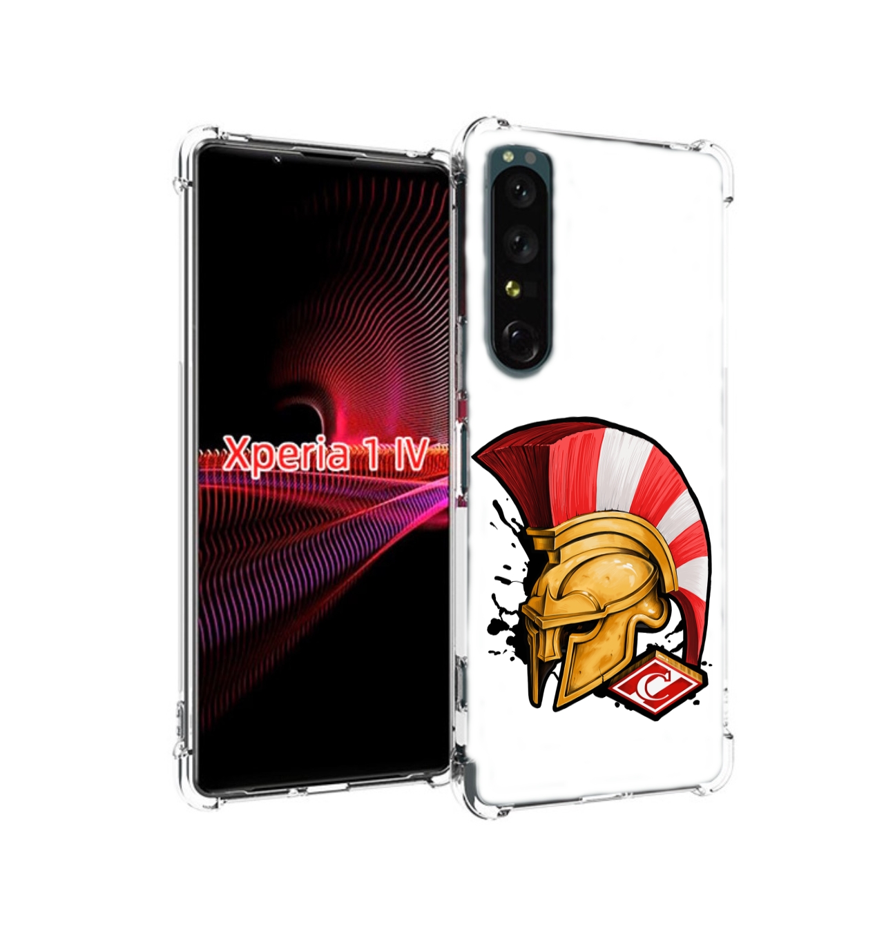 

Чехол накладка MyPads ФК спартак шлем для Sony Xperia 1 IV, Прозрачный, Tocco