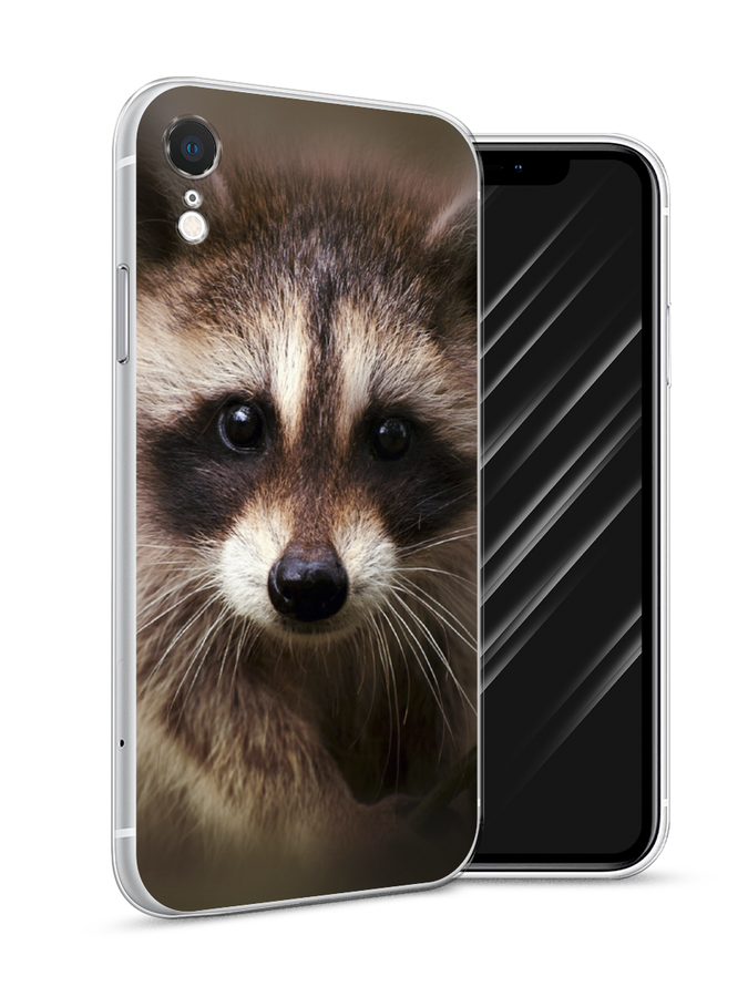 

Чехол Awog на Apple iPhone XR (10R) / Айфон XR (10R) "Енот", Разноцветный, 12050-1