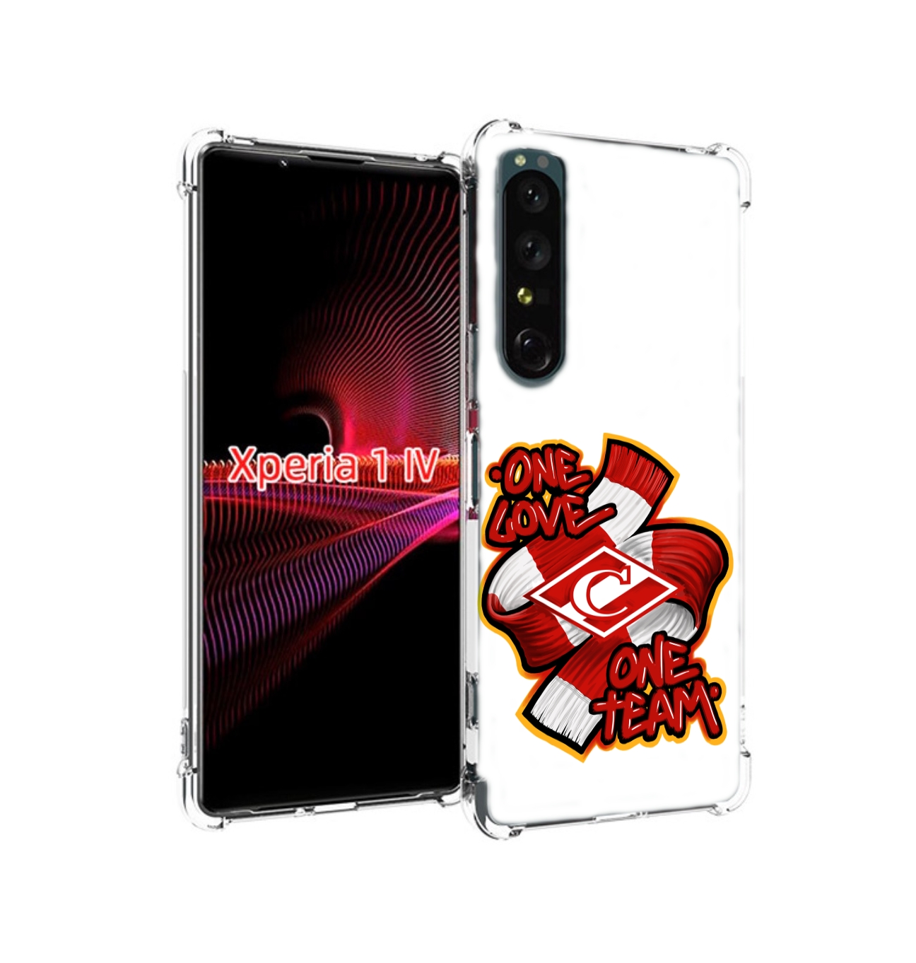 

Чехол накладка MyPads ФК спарак 1 любовь для Sony Xperia 1 IV, Прозрачный, Tocco