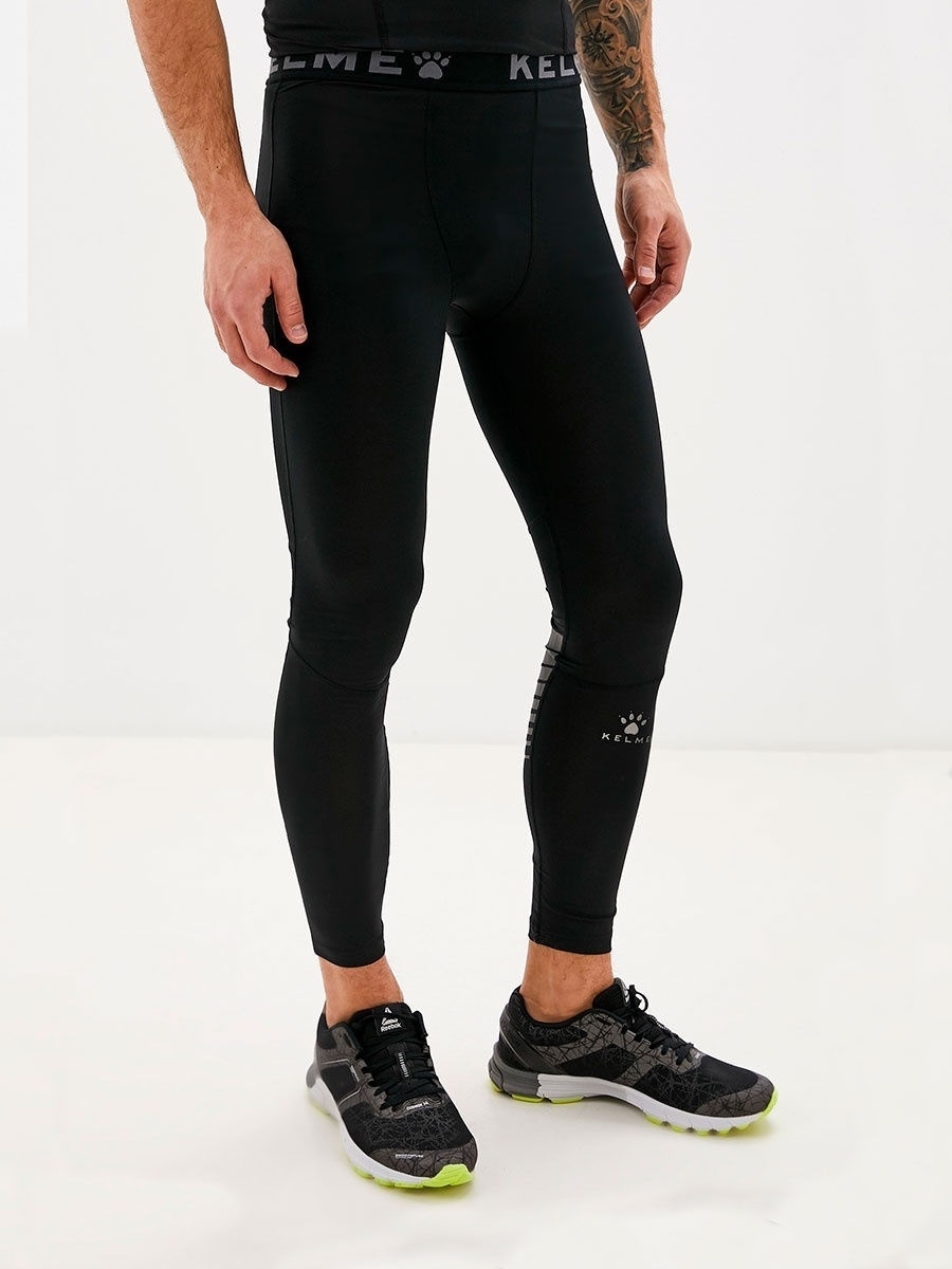 фото Тайтсы мужские kelme tight trousers (thin) черные xl