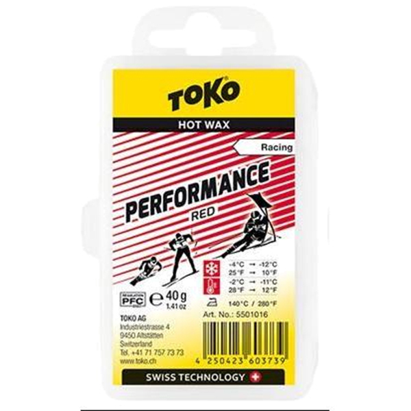 фото Низкофтористый парафин toko 2020-21 performance red 40 g red