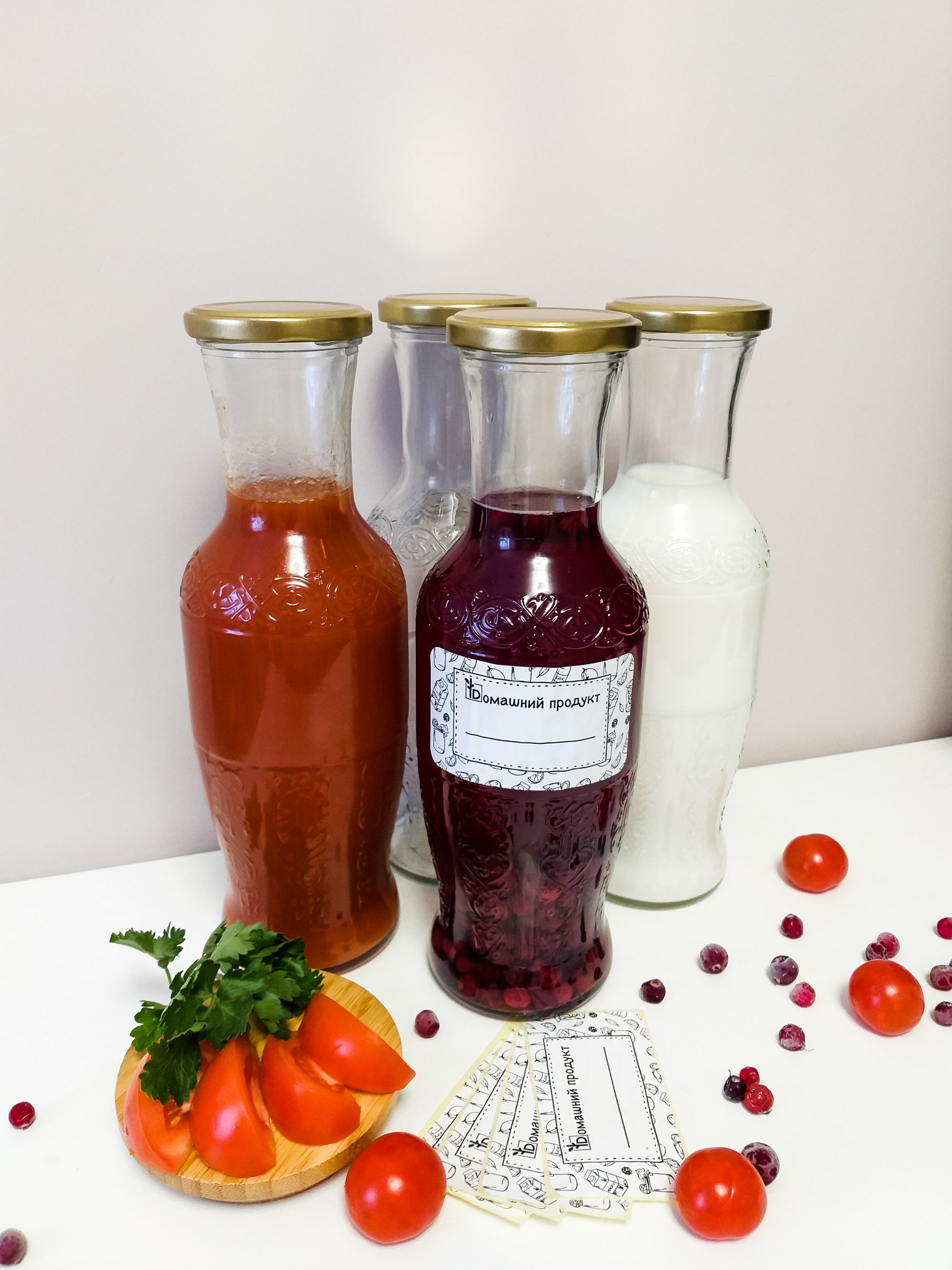 

Бутылка стеклянная, 1л, Sok