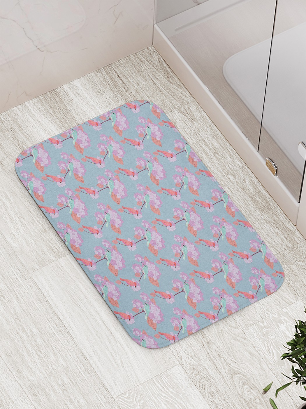 

Коврик противоскользящий для ванной, сауны, бассейна, 77х52 см bath_76008 JoyArty
