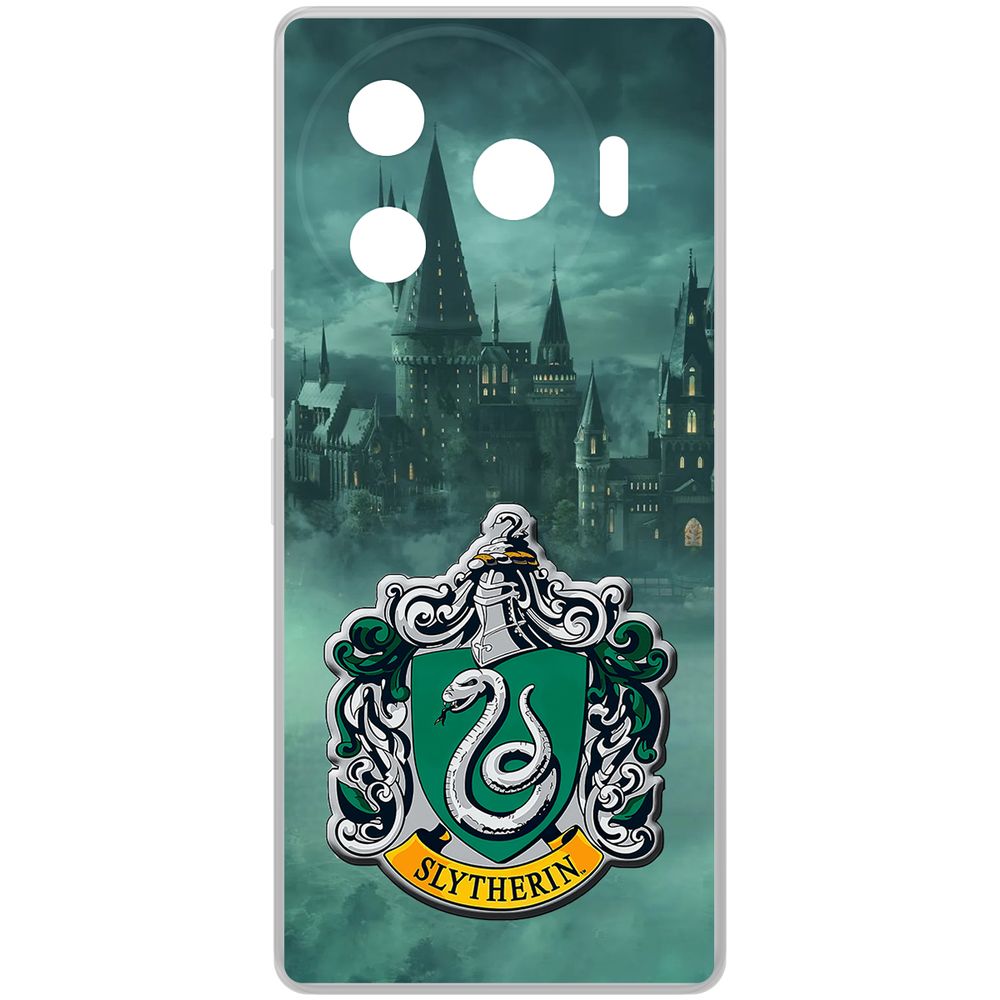 

Чехол-накладка Krutoff Clear Case Гарри Поттер. Слизерин для TECNO Camon 30 Pro 5G, Прозрачный