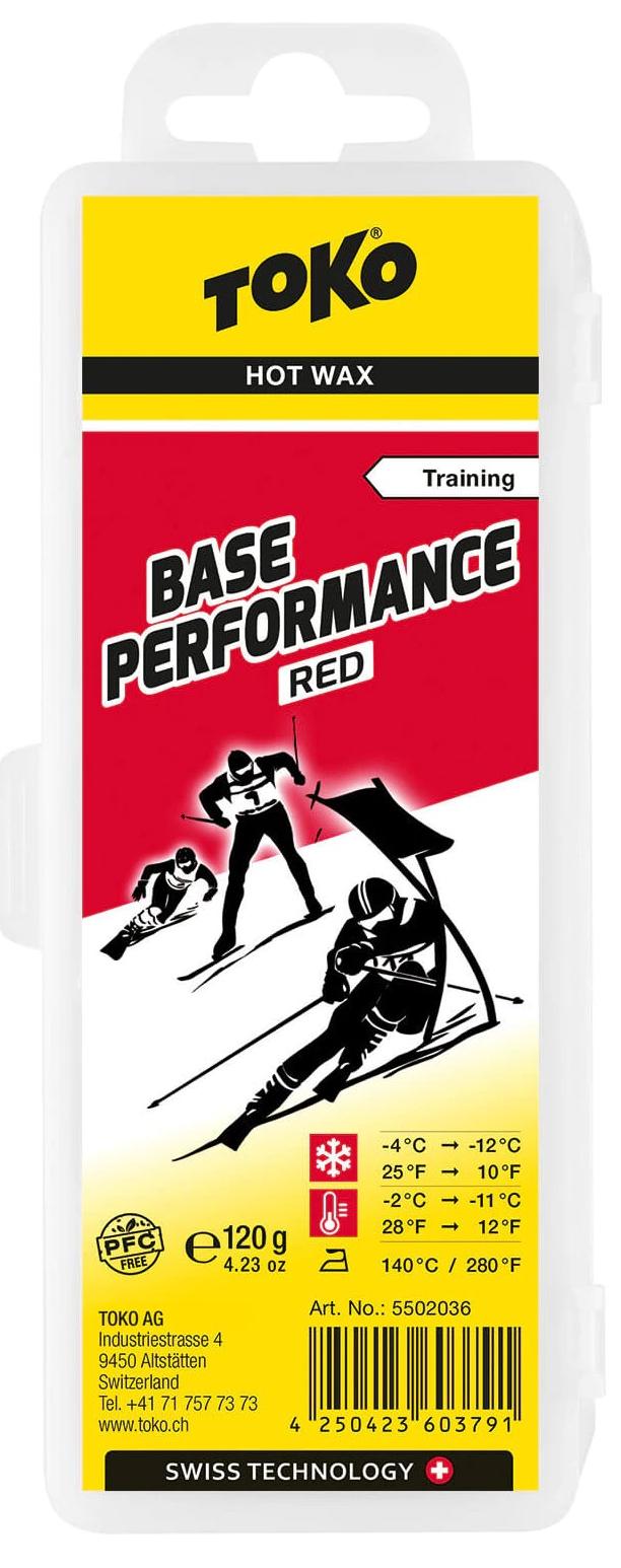 фото Безфтористый парафин toko 2020-21 base performance red 120 g red