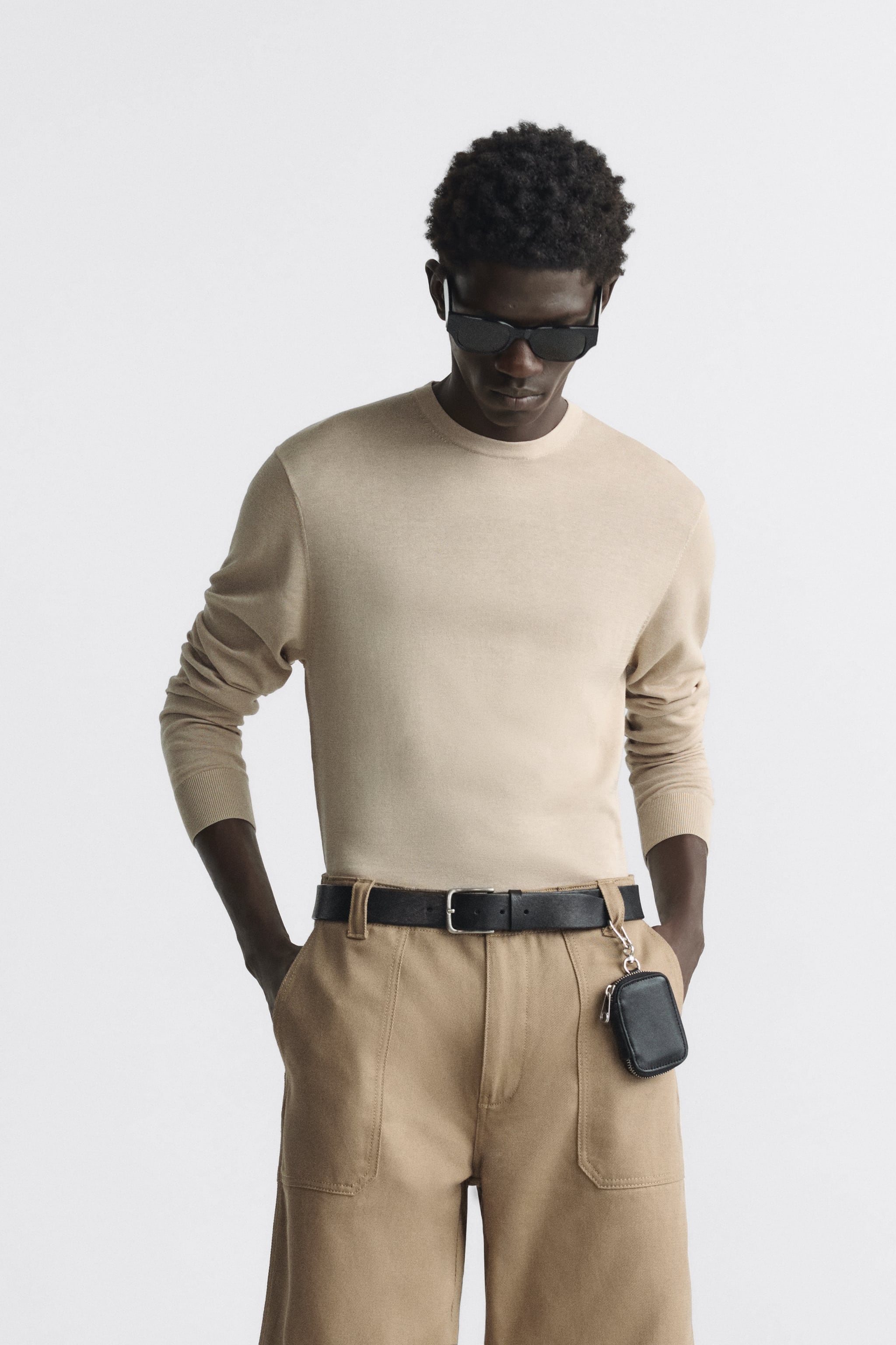 

Свитшот мужской ZARA 00077400 бежевый XL (доставка из-за рубежа), 00077400