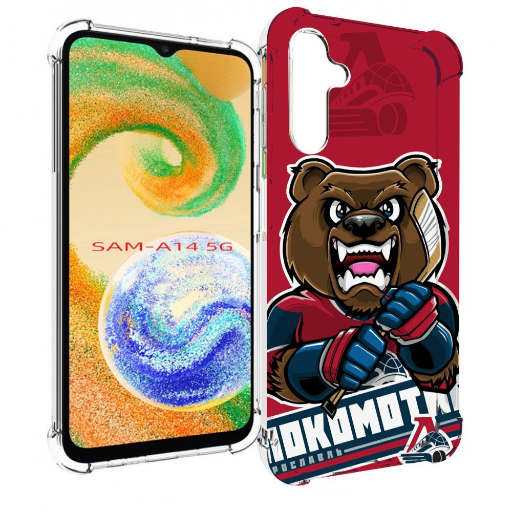 

Чехол MyPads хоккеи локомотив ярославь мужской для Samsung Galaxy A14 5G, Прозрачный, Tocco