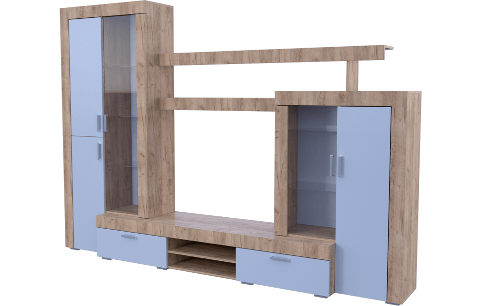 

PDM Оризона NEW Стенка Дуб крафт/Белый глянец, НН-00023632