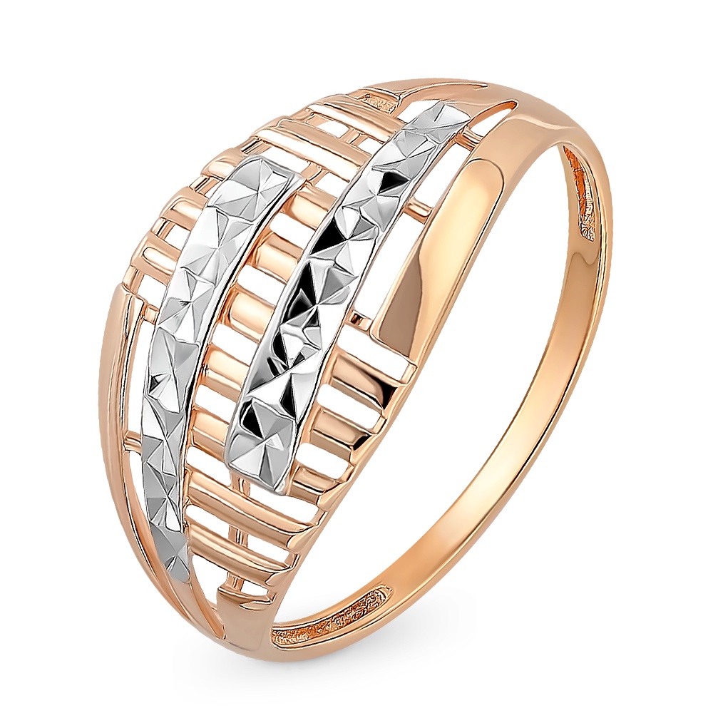 

Кольцо женское из красного золота без вставки 585Gold 401005100, р, 401005100