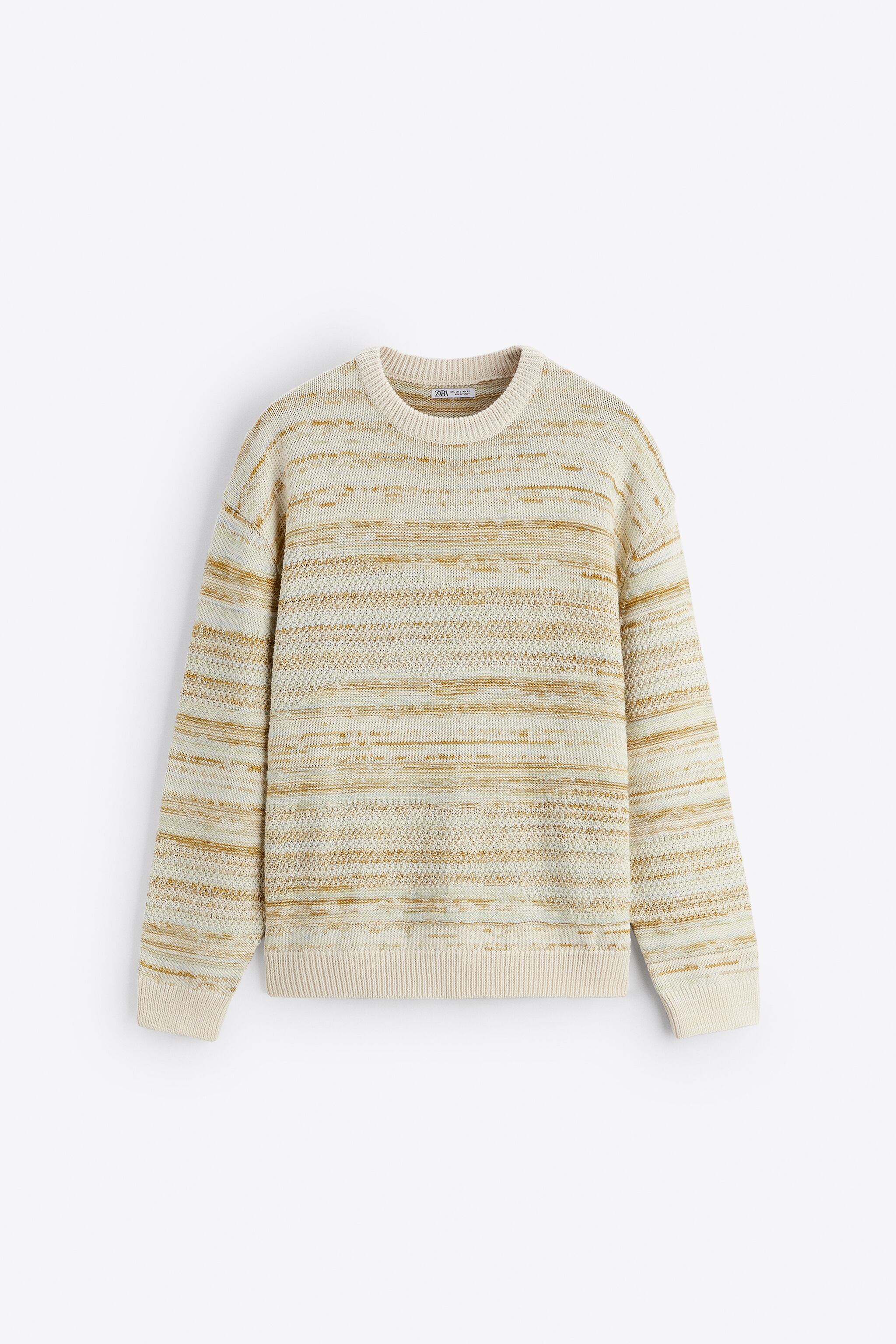 

Джемпер мужской ZARA 01023409 бежевый XL (доставка из-за рубежа), 01023409