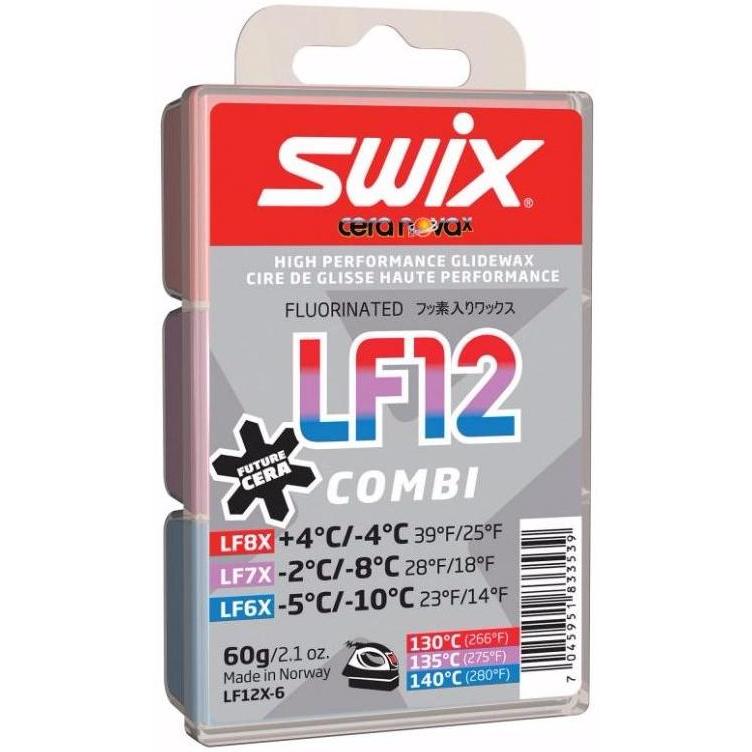 фото Мазь скольжения swix 2019-20 lf12x combi по 18 гр: lf6x, lf7x, lf8x 54 гр