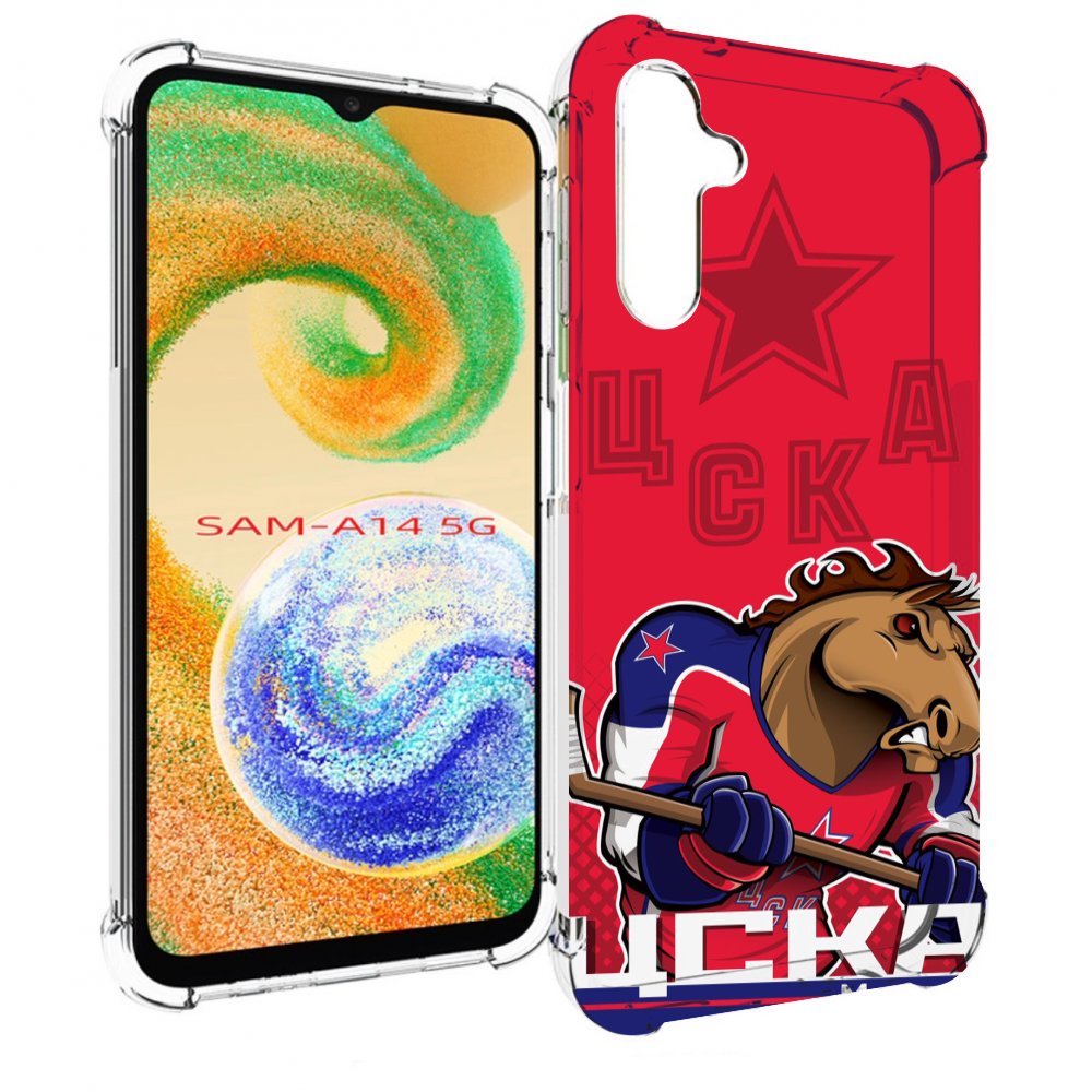

Чехол MyPads хк цска мужской для Samsung Galaxy A14 5G, Прозрачный, Tocco