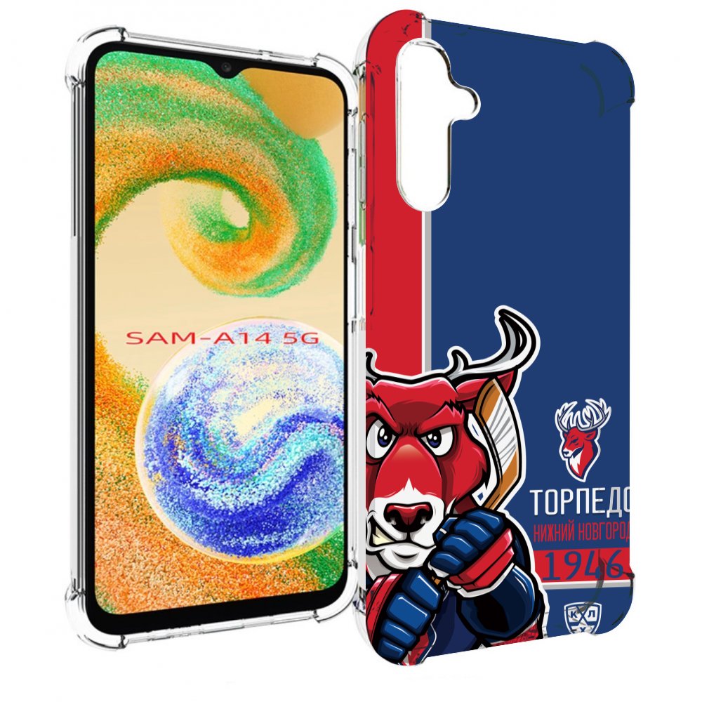 

Чехол MyPads хк торпедо нижнии новгород мужской для Samsung Galaxy A14 5G, Прозрачный, Tocco