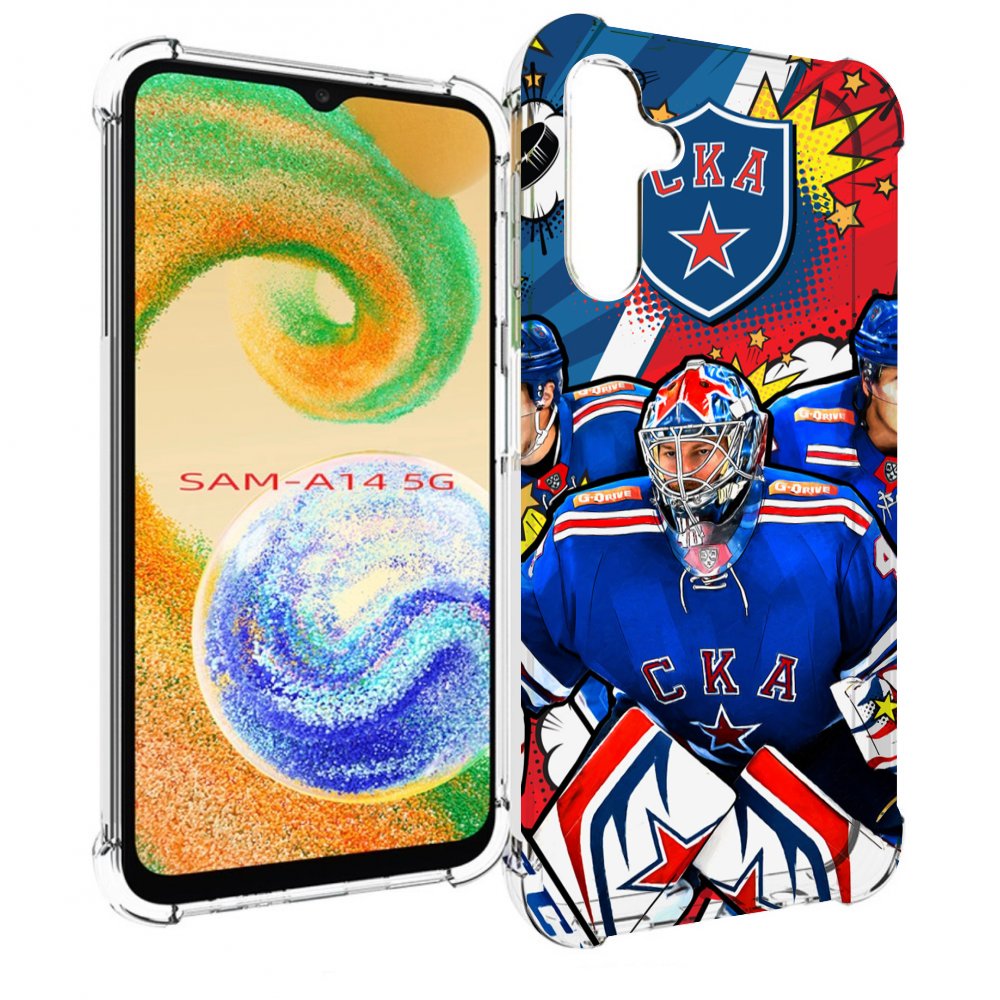 

Чехол MyPads хк ска спб мужской для Samsung Galaxy A14 5G, Прозрачный, Tocco