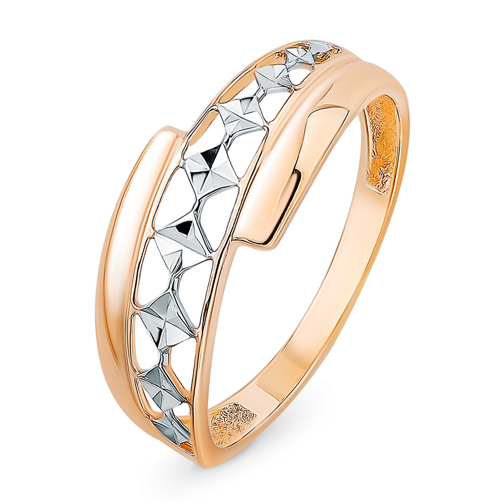 

Кольцо женское из красного золота без вставки 585Gold 401005094, р, 401005094