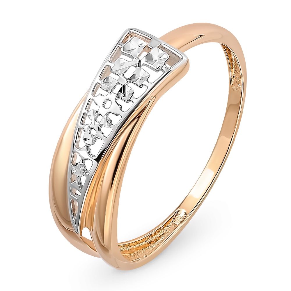 

Кольцо женское из красного золота без вставки 585Gold 401005093, р, 401005093