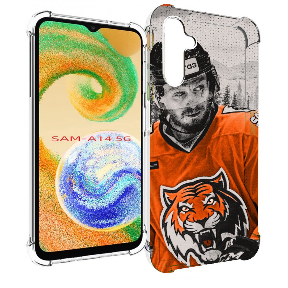 

Чехол MyPads хк амур мужской для Samsung Galaxy A14 5G, Прозрачный, Tocco