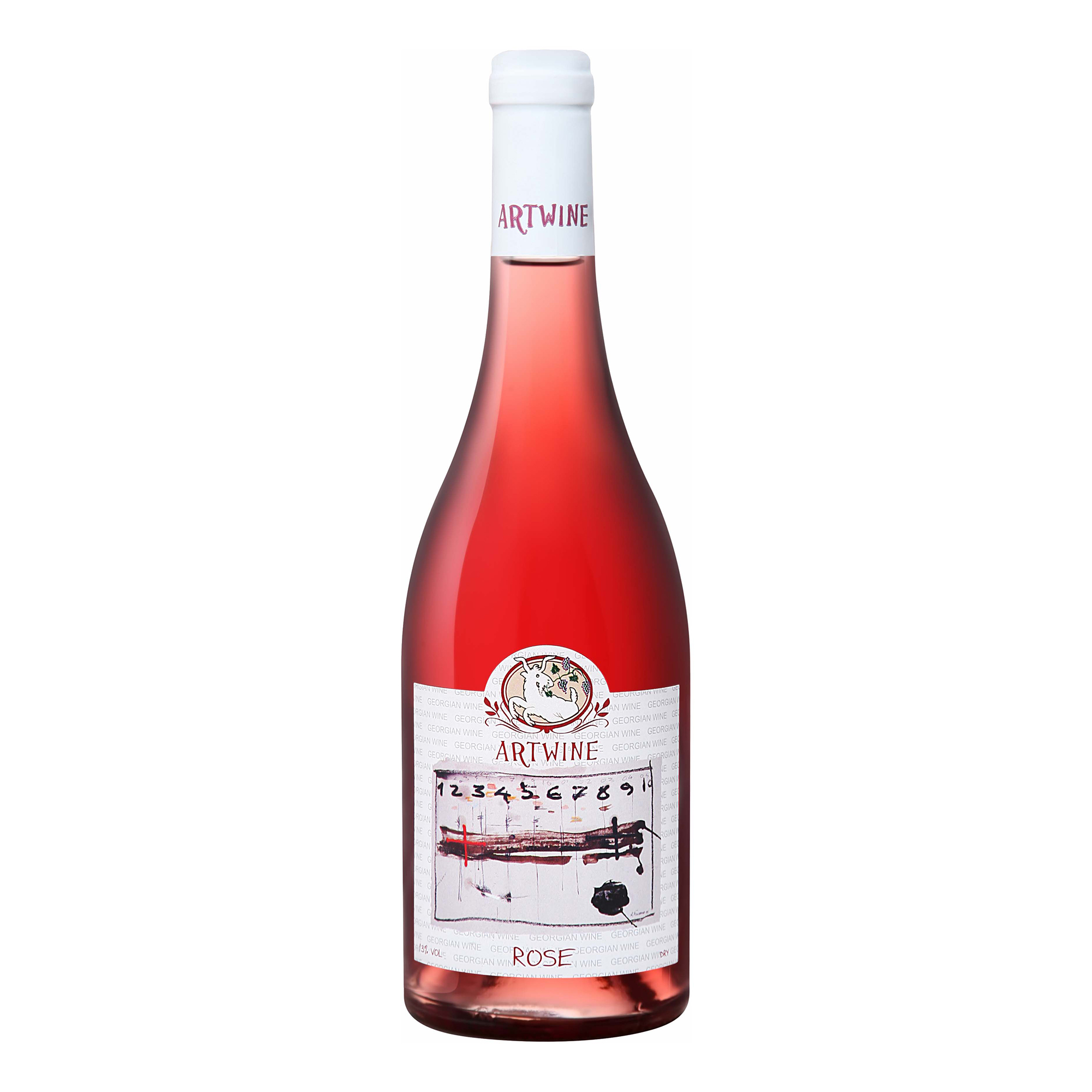 

Вино Askaneli Brothers Artwine Rose розовое сухое 13% 0,75 л Грузия