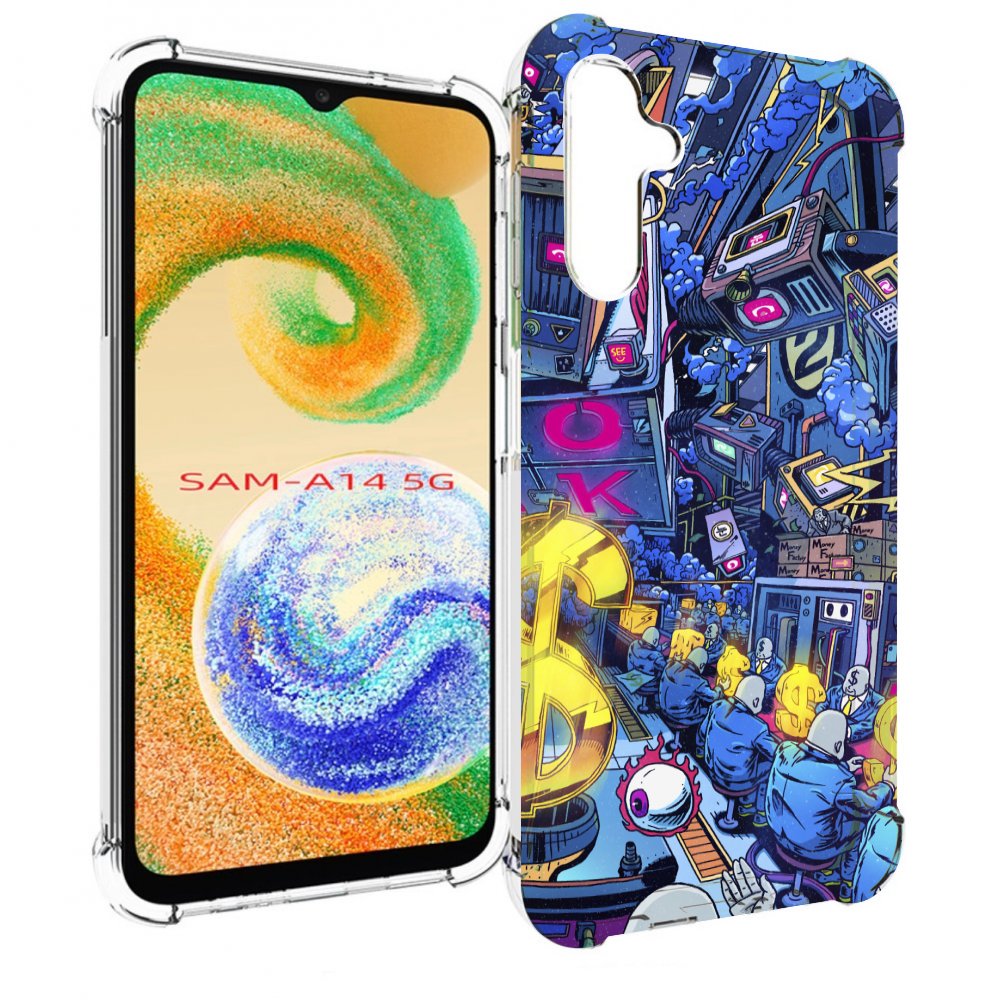

Чехол MyPads футуристичная картинка для Samsung Galaxy A14 5G, Прозрачный, Tocco