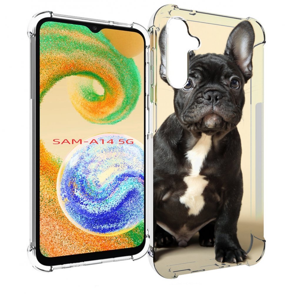 

Чехол MyPads французскии бульдог для Samsung Galaxy A14 5G, Прозрачный, Tocco
