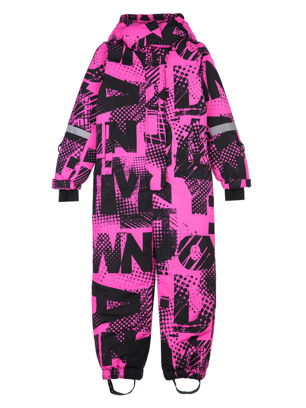 

Комбинезон детский PlayToday 32242107, розовый, черный, р. 98, 32242107